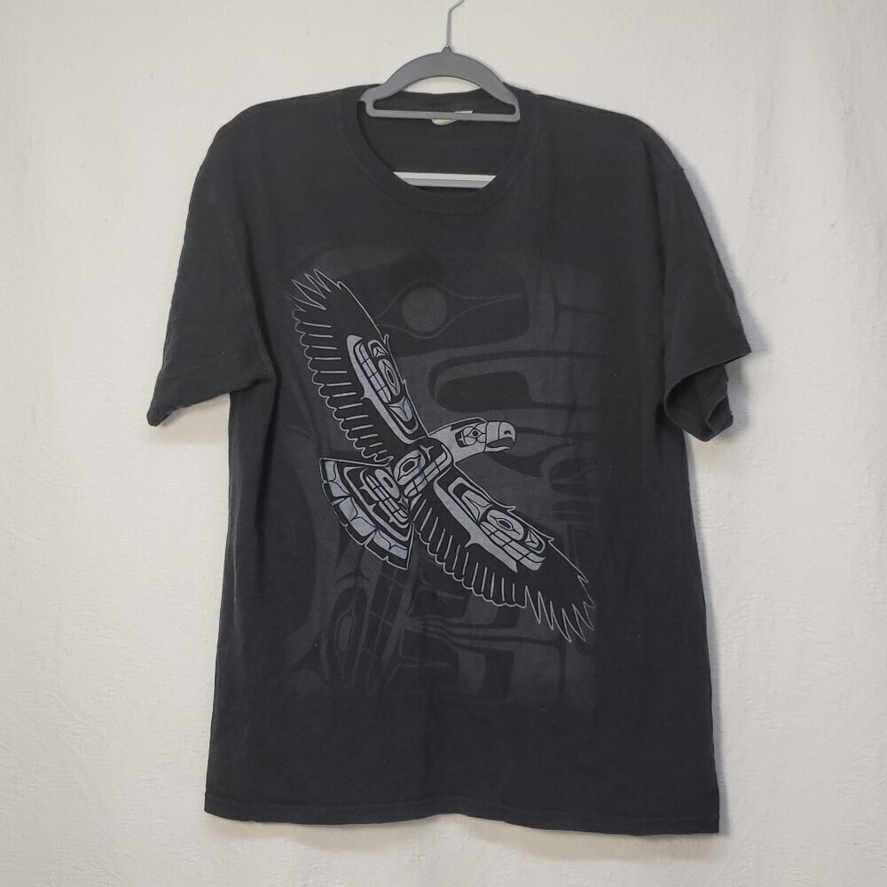 759. Native Apparel Short Sleeve T-Shirt Black Sz L
